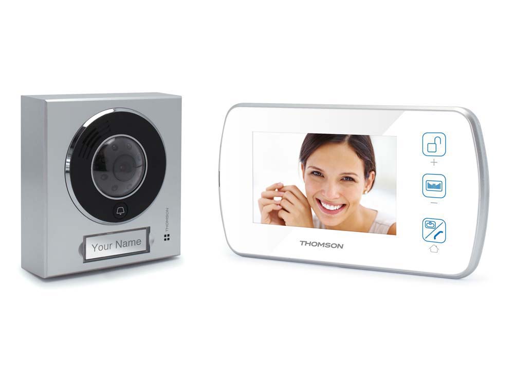 Interphone video tactile - Ecran vidéo couleur 4.3''