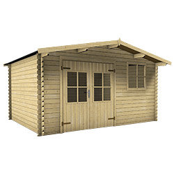 Abri de jardin KIWI 28 mm 14m²