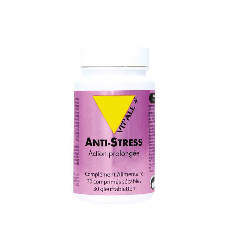 Anti-stress action prolongée vit’all + en format de 30 comprimés