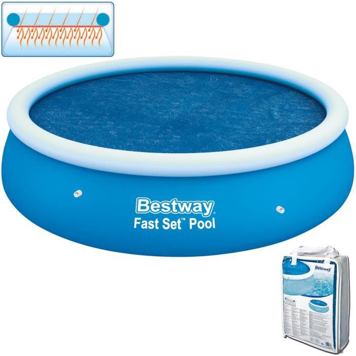 Bâche solaire flottante pour piscine Ø210cm