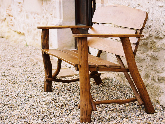 Banc jardin