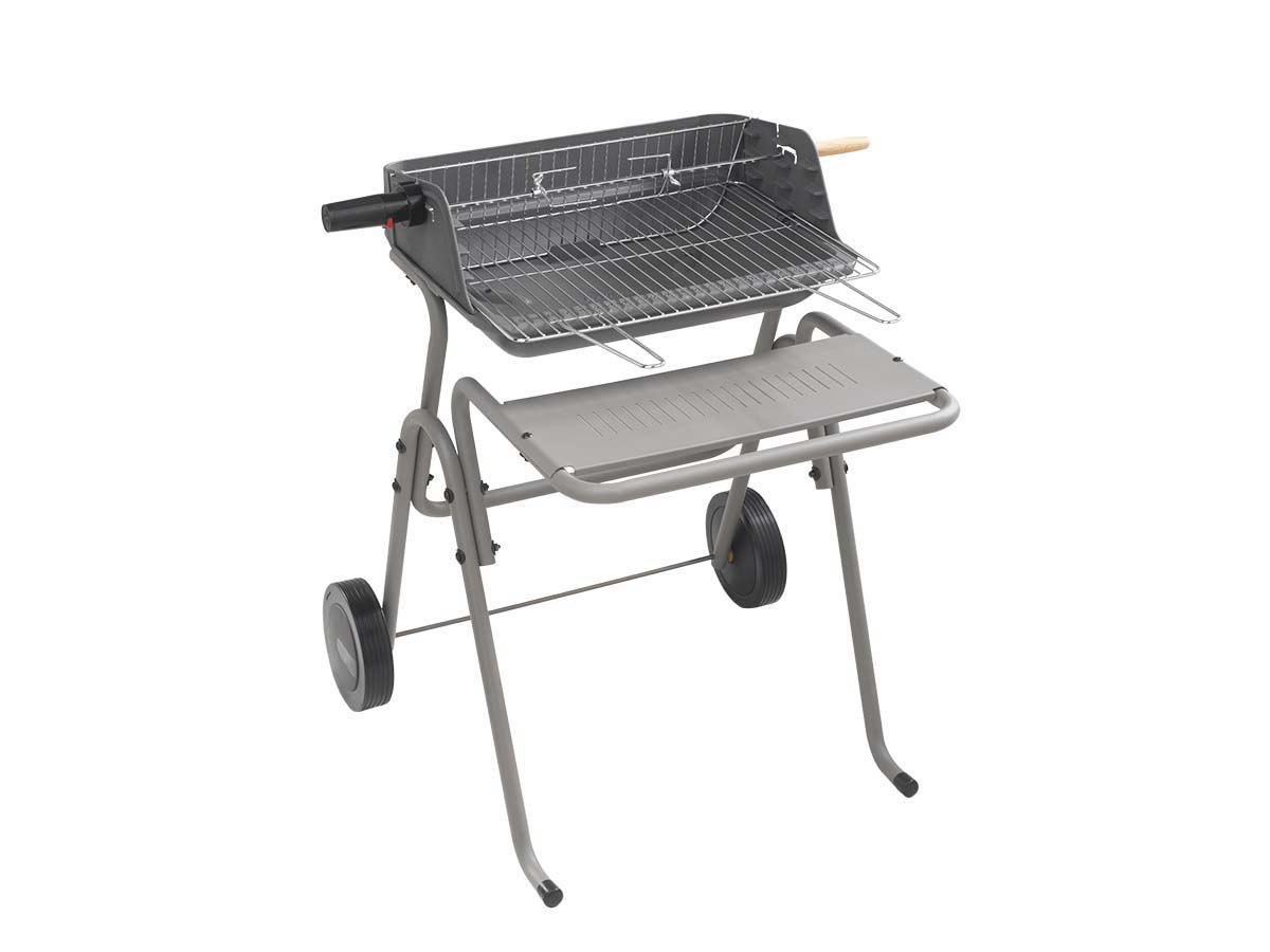 Barbecue bois Panama - grille rectangle : 53 x 39 cm