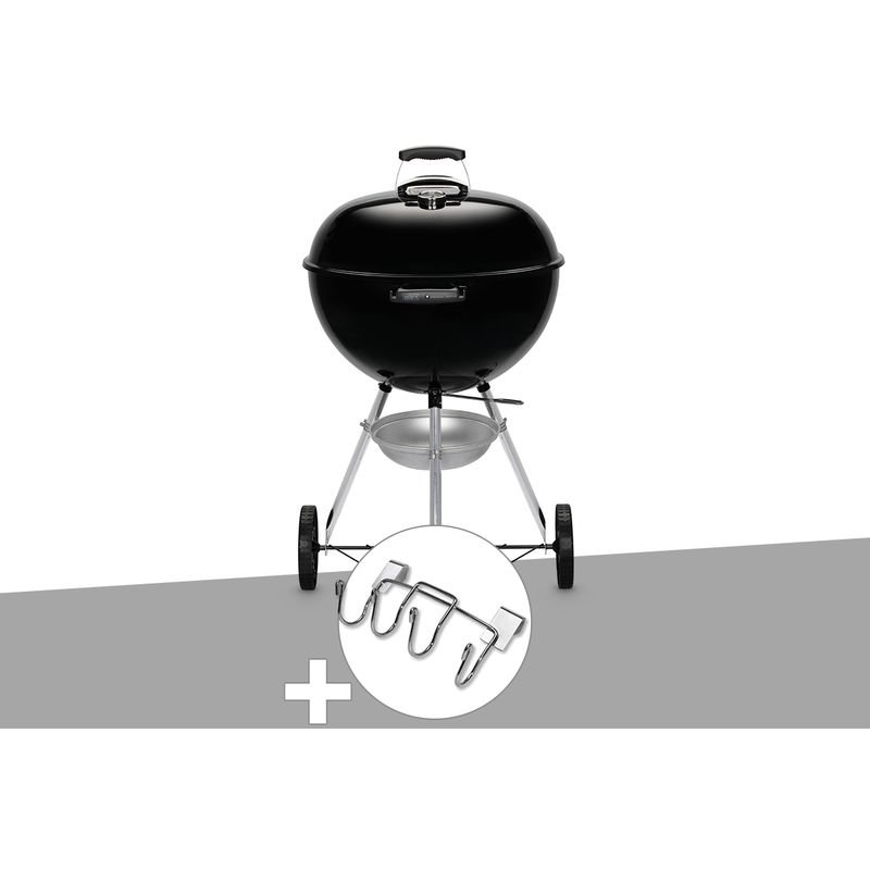 Barbecue à charbon Weber Original Kettle 57 cm + Support Accessoires
