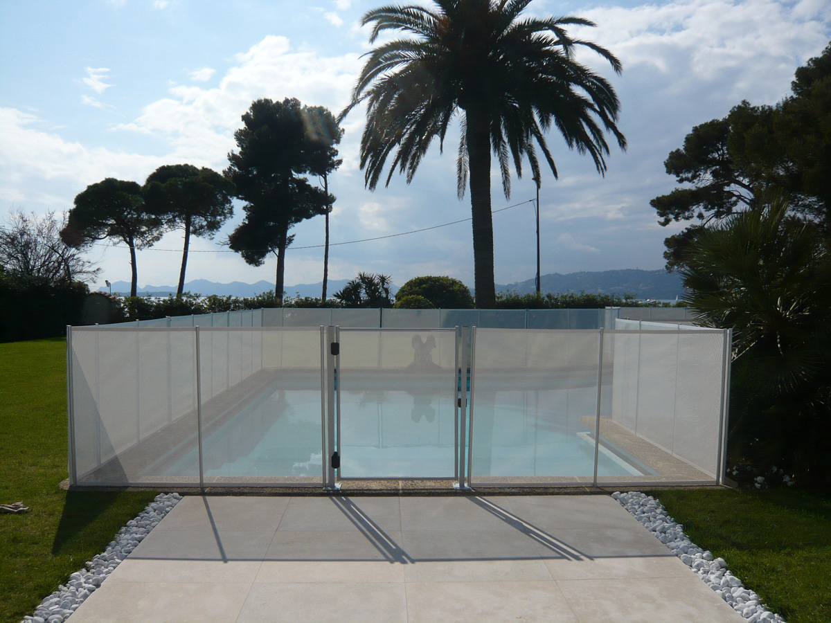 Barrière souple à filet pour piscine Beethoven Prestige Vert 1m