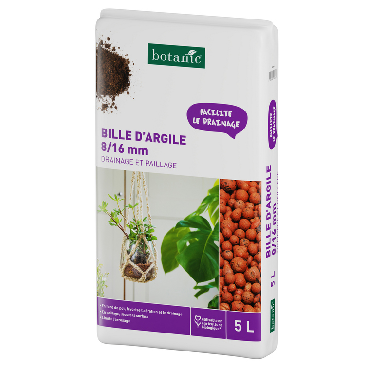 Billes d'argile 8/16 mm botanic® -  5 L