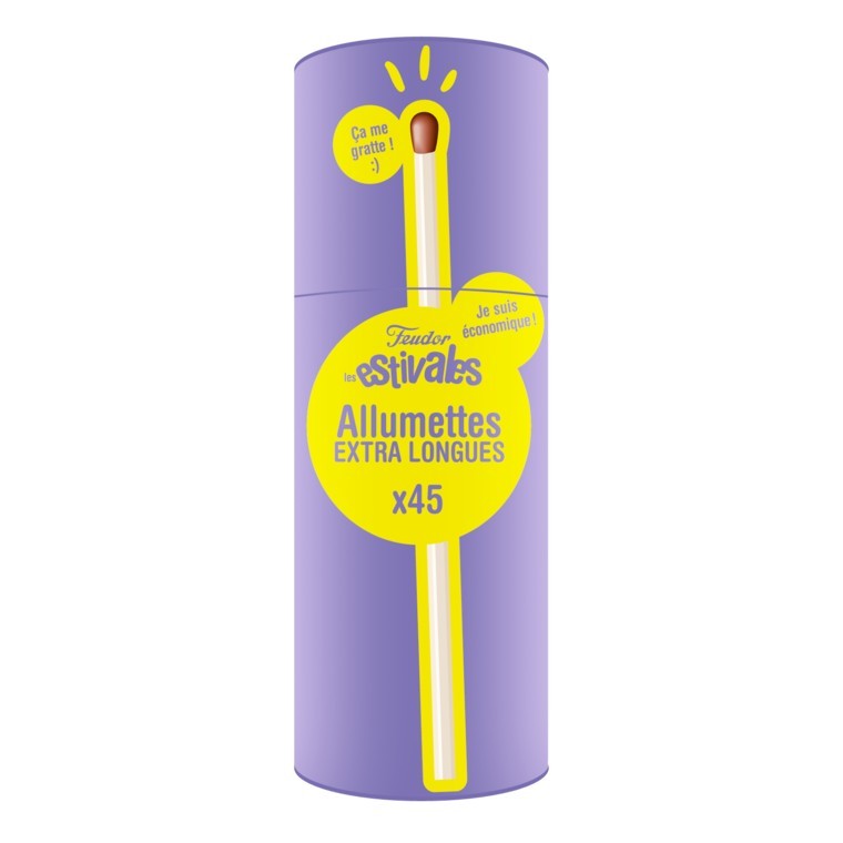Boîte d’allumettes extra longues x 45