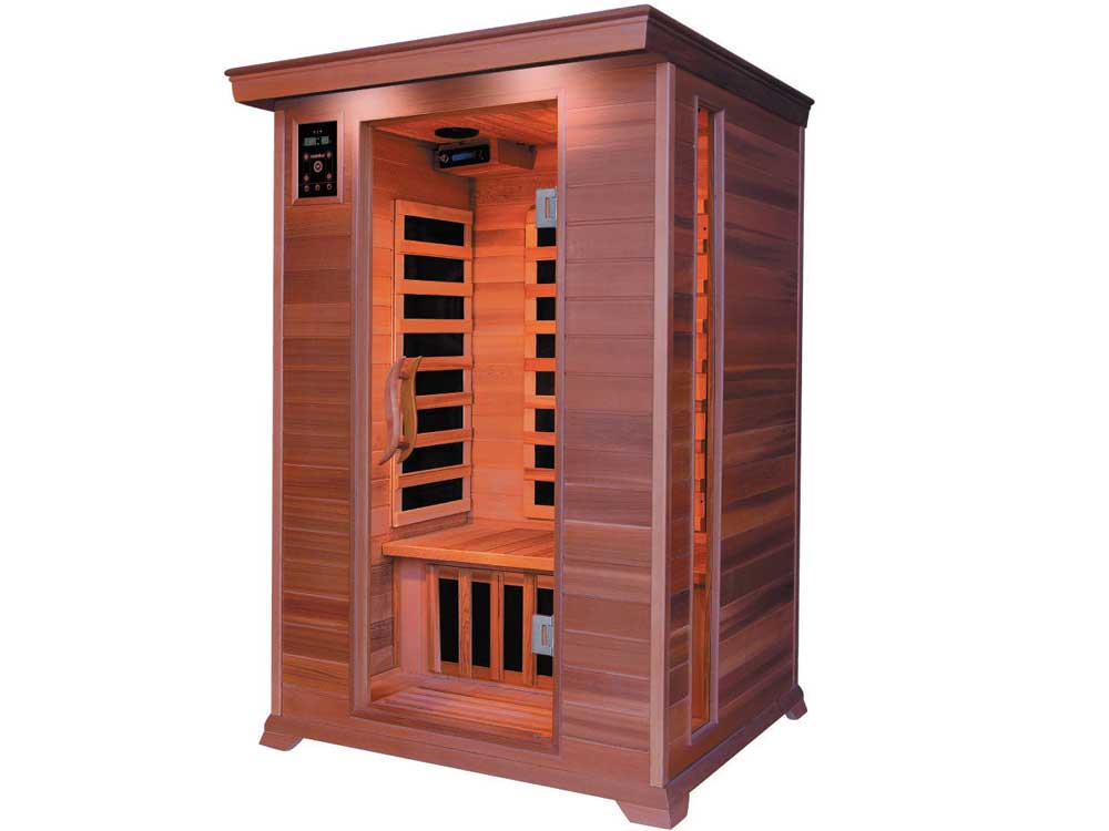Cabine de sauna Infrarouge Luxe 2 places 120 x 120 x 190 cm