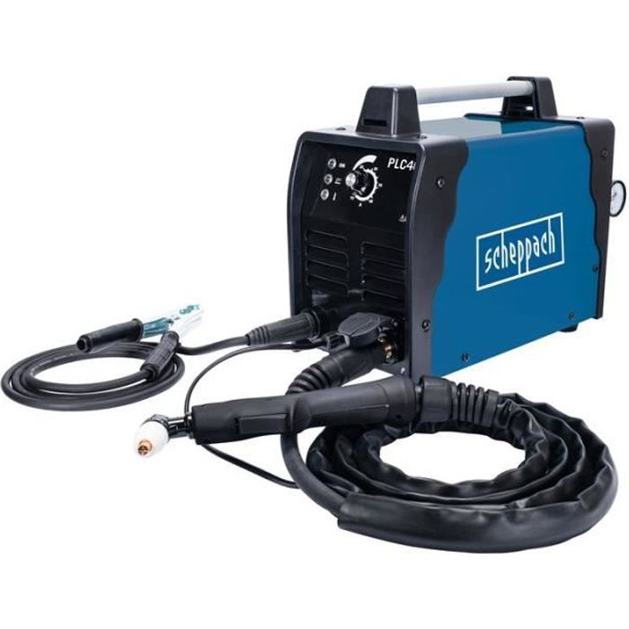 Découpeur plasma SCHEPPACH - PLC40 - Ø 12 mm (raccord rapide, 3 buses et 3 électrodes)