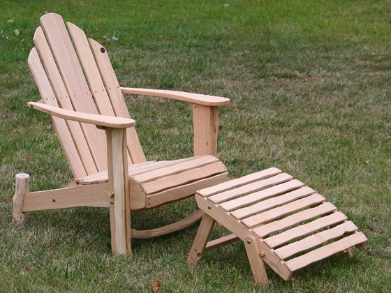 Fauteuil Western - Bois lasuré