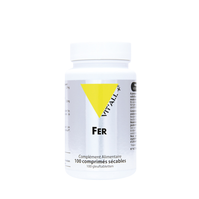 Fer bisglycinate vit’all + en format de 100 comprimés