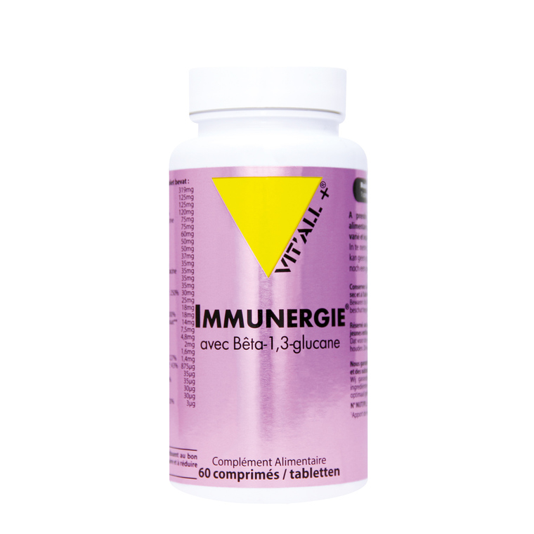 Immunergie vit’all + en format de 60 comprimés