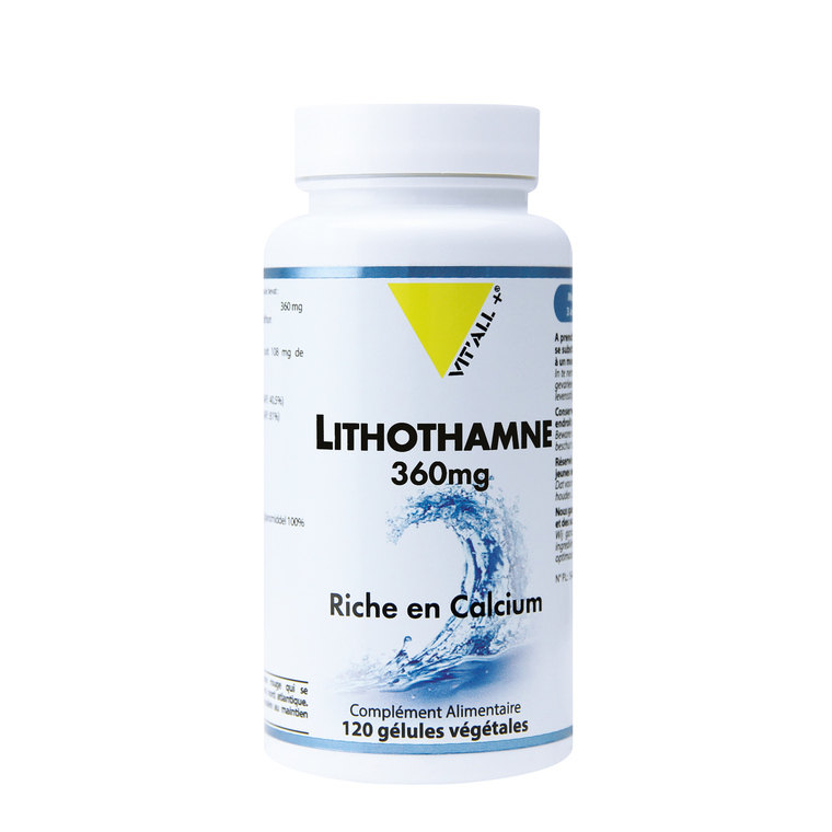 Lithothamne 360 mg vit’all + en format de 120 gélules
