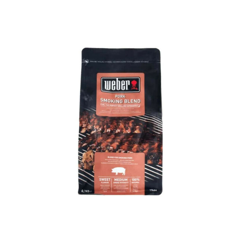 Mélange de copeaux de bois spécial porc - 0,7kg - Weber