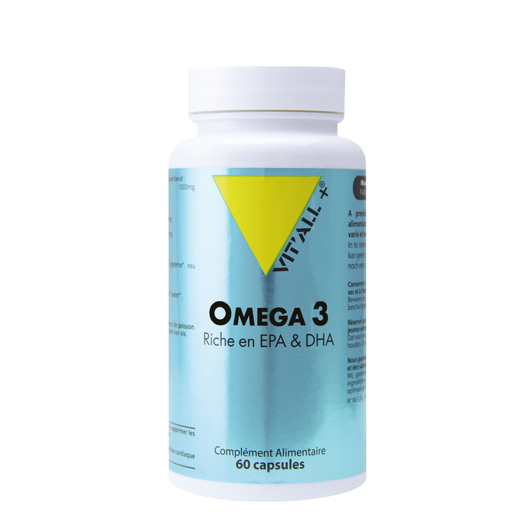 Oméga 3 vit’all + en format de 60 capsules