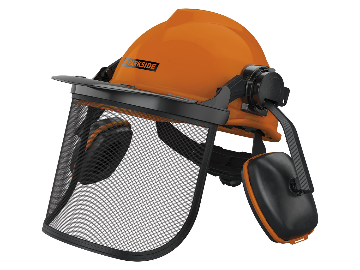 PARKSIDE® Casque de protection forestière, avec visière pliante amovible