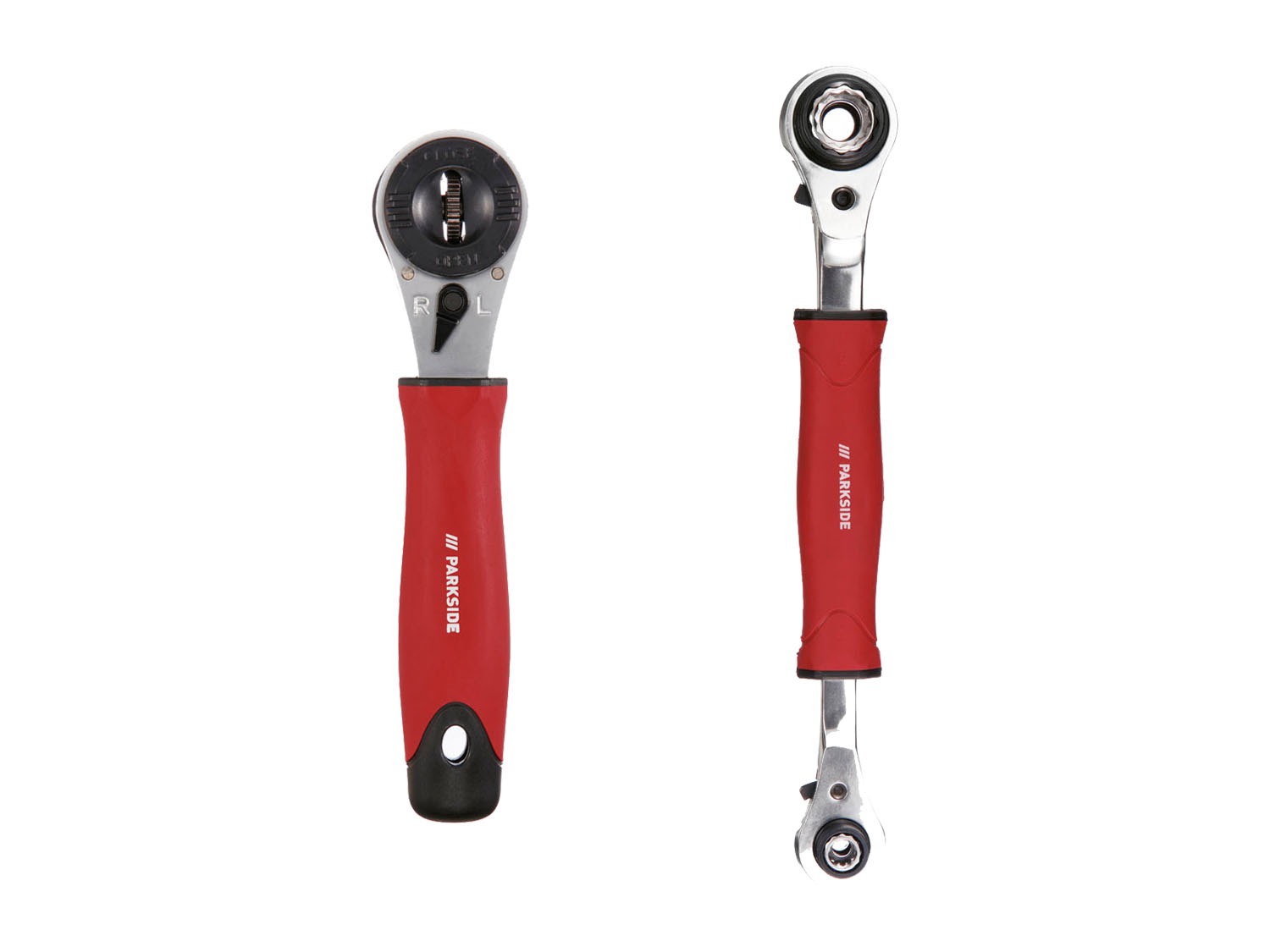 PARKSIDE® Clé multi-cliquet ou cliquet 8 en 1, poignée bi-matière