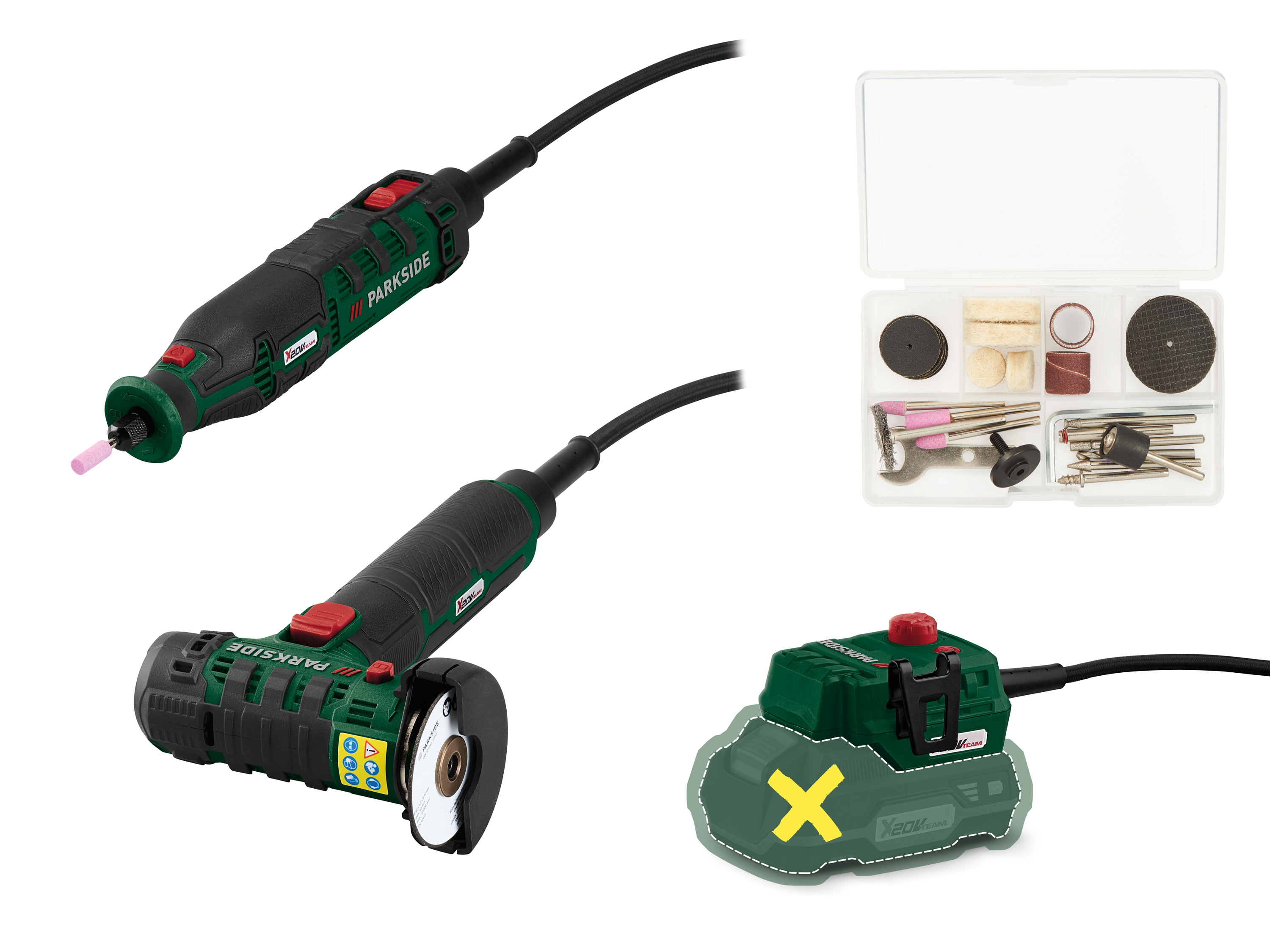 PARKSIDE® Set de modélisme sans fil PMBSA 20-Li A1, 20 V