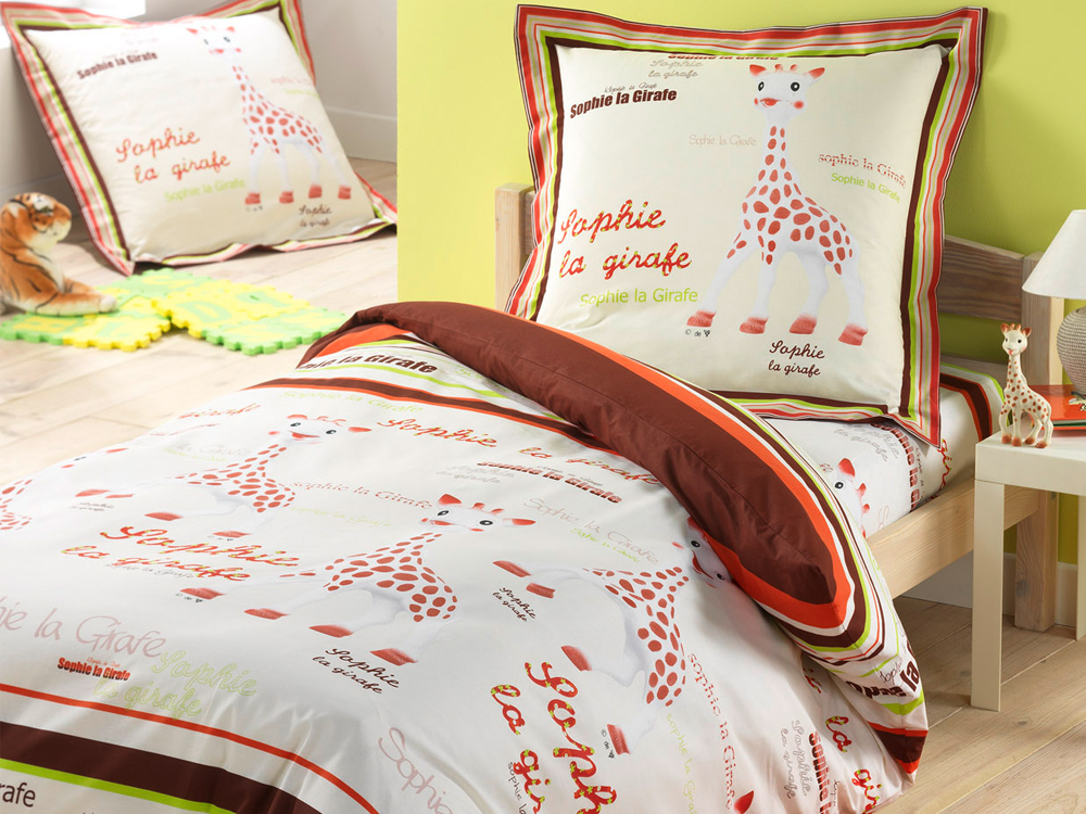 Parure housse de couette Sophie toutes lettres