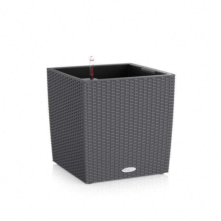 Pot Cube 40cm Cottage kit complet D.40x H39 cm Lechuza