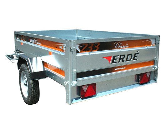 Remorque utilitaire 233 - 231 x 135 x 45 cm