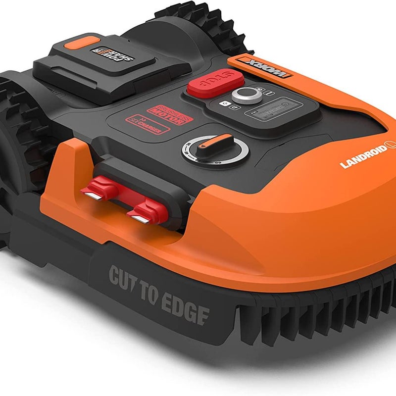 Robot tondeuse connecté WORX PLUS Wr165e, 500 m²