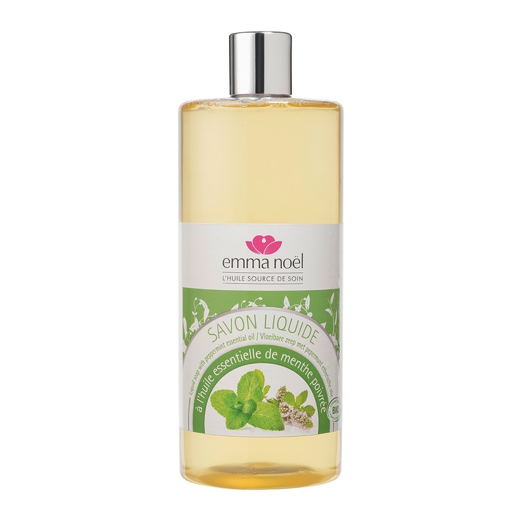 Savon liquide cosmebio à la menthe poivrée en format de 1 L