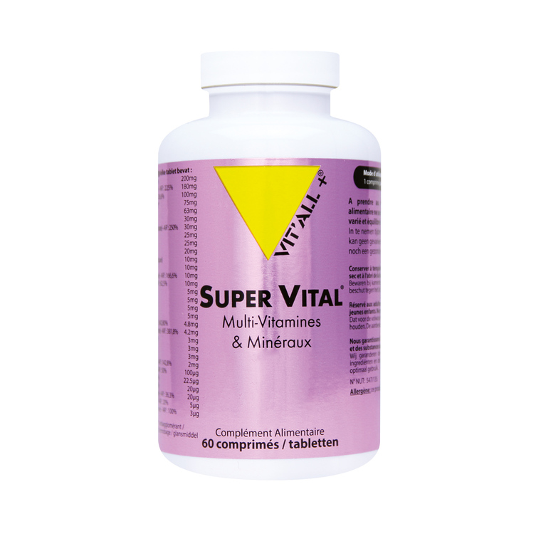 Super vital vit’all + en format de 60 comprimés