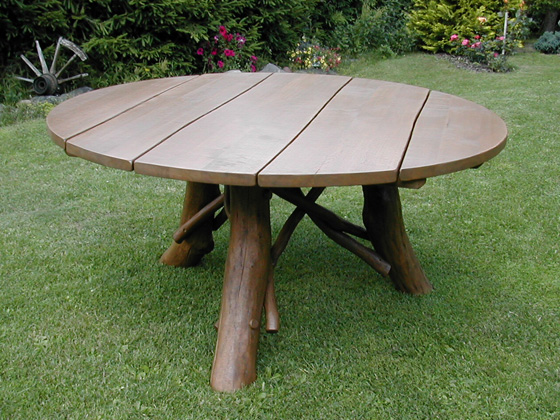 Table de jardin - diamètre : 100 cm