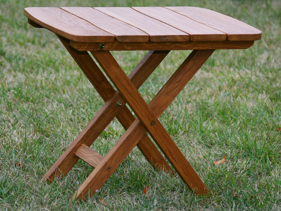 Table de jardin Western - L 40 x P 60 x H 50 cm