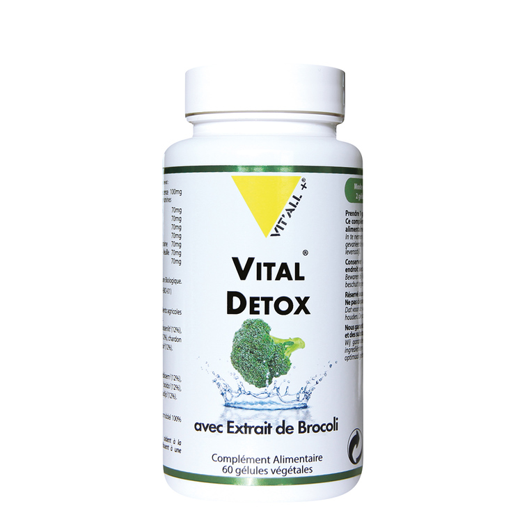 Vital detox vit’all + en format de 60 gélules