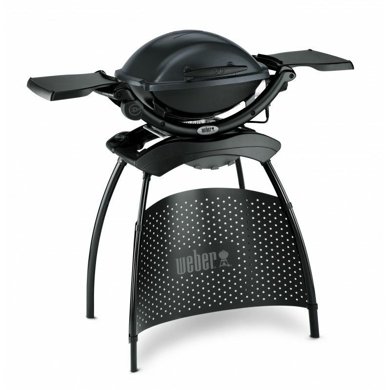 Weber - Barbecue électrique Q1400 - Gris Anthracite - Avec Stand - Anthracite