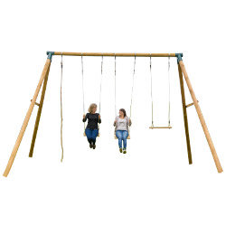 Portique en bois TAKAE   H:3m   4agrès