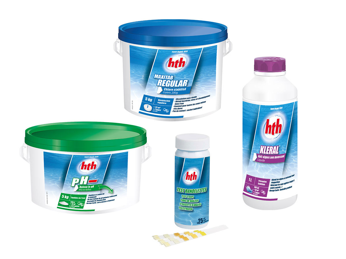 Kit de traitement complet au chlore (0-20 m³) - HTH