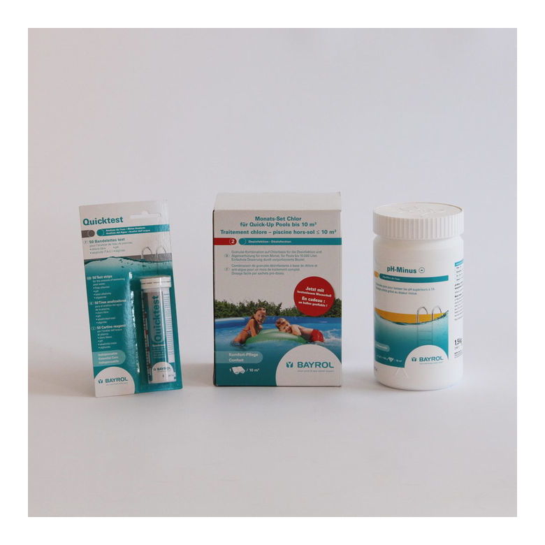 Kit de traitement de base granulés de chlore Bayrol pour bassin jusqu'à 10 m³ Kit de traitement de base granulés de chlore Bayrol pour bassin jusqu'à 10 m³