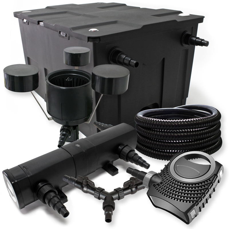 Kit filtration bassin 60000l 18W UVC NEO10000 80W Pompe Tuyau Skimmer - WILTEC Kit filtration bassin 60000l 18W UVC NEO10000 80W Pompe Tuyau Skimmer - WILTEC