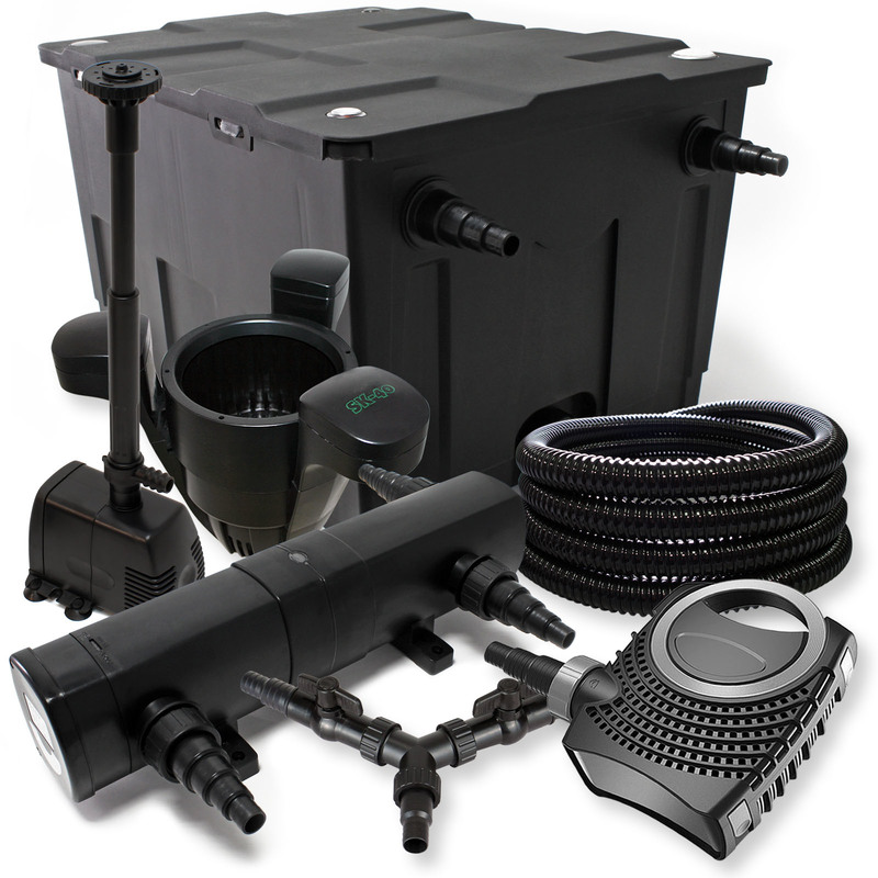 Kit filtration bassin 60000l 24W UVC NEO8000 Tuyau Skimmer Fontaine - WILTEC