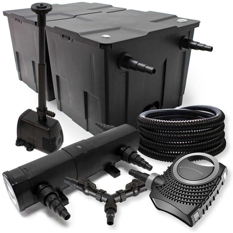 Kit de filtration bassin 60000l 36W UVC NEO8000 Pompe Tuyau Fontaine - WILTEC Kit de filtration bassin 60000l 36W UVC NEO8000 Pompe Tuyau Fontaine - WILTEC