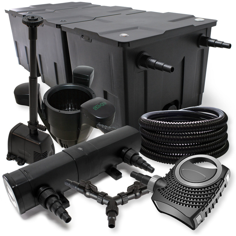 Kit filtration bassin 90000l 24W UVC NEO8000 Tuyau Skimmer Fontaine - WILTEC Kit filtration bassin 90000l 24W UVC NEO8000 Tuyau Skimmer Fontaine - WILTEC