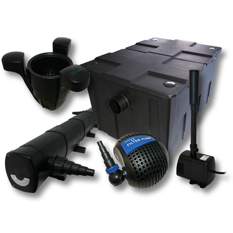 Kit de Filtration Filtre 60000l UVC 72W Pompe éco Fontaine - WILTEC Kit de Filtration Filtre 60000l UVC 72W Pompe éco Fontaine - WILTEC