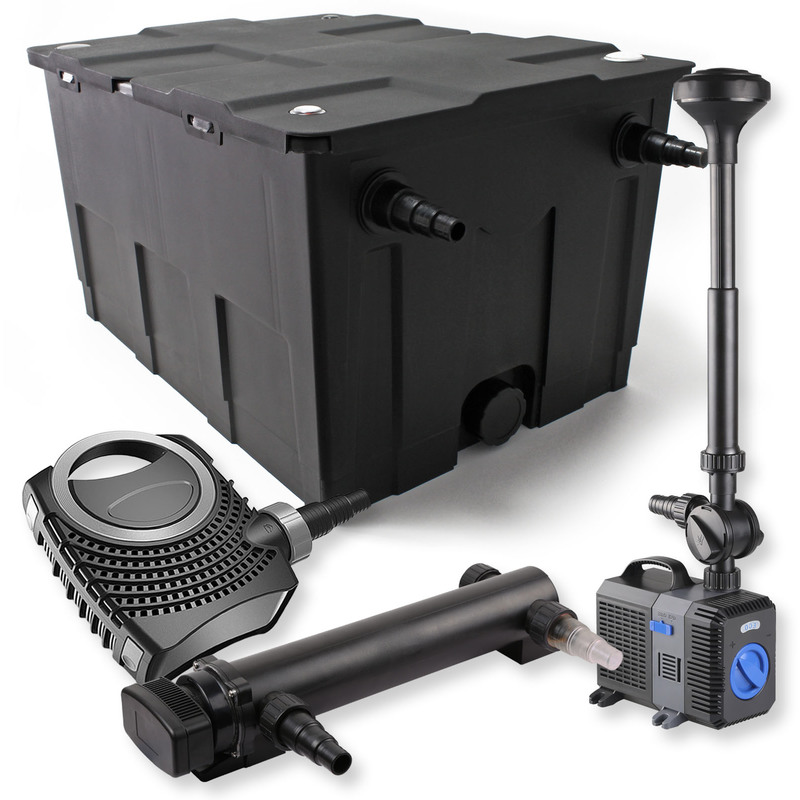 Kit filtration de bassin 60000l 24W UVC NEO7000 50W Pompe Fontaine - WILTEC