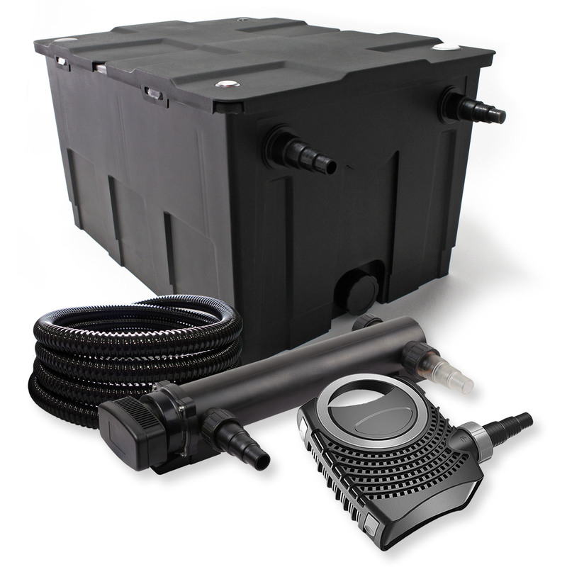 Kit filtration bassin 60000l 36W UVC NEO10000 80W Pompe Tuyau - WILTEC Kit filtration bassin 60000l 36W UVC NEO10000 80W Pompe Tuyau - WILTEC