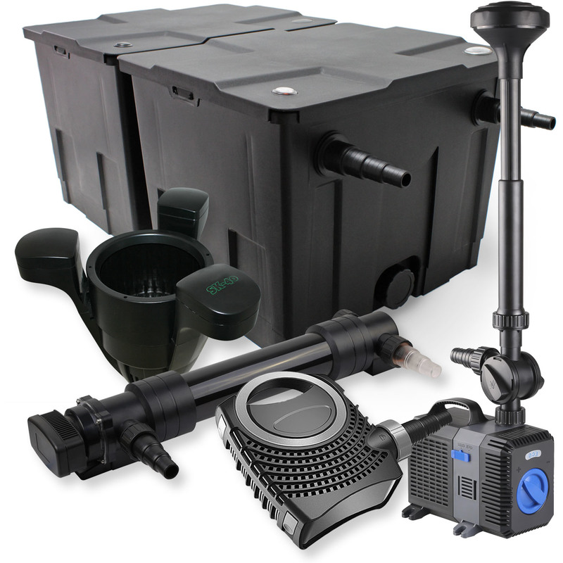 Kit filtration de bassin 60000l 36W UVC NEO8000 70W Pompe Fontaine Skimmer - WILTEC Kit filtration de bassin 60000l 36W UVC NEO8000 70W Pompe Fontaine Skimmer - WILTEC