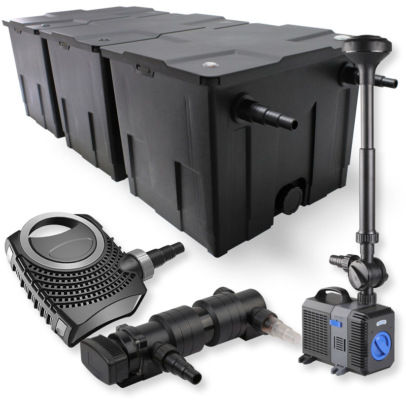 Kit filtration de bassin 90000l 18W UVC NEO7000 50W Pompe Fontaine - WILTEC