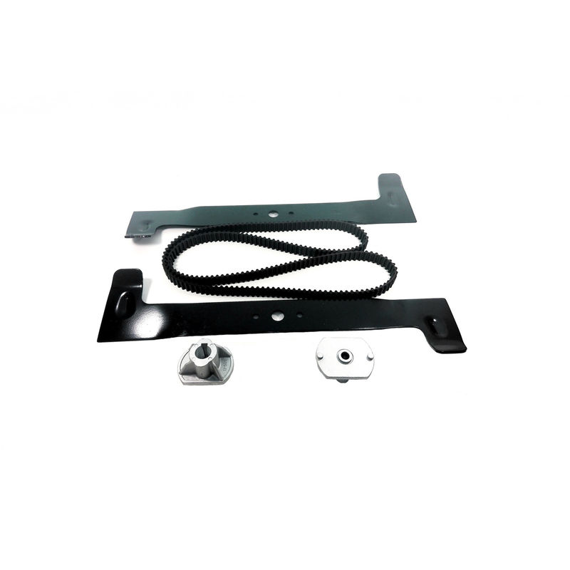 Kit lames avec supports et courroie Castel Garden 122cm éjection arrière - JARDIAFFAIRES