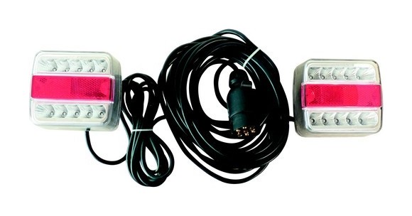 KIT SIGNALISATION 7M50 A FIXER A LED ENTRE FEUX 2.5M BLANC-ROUGE - S17232 - SODIFLASH