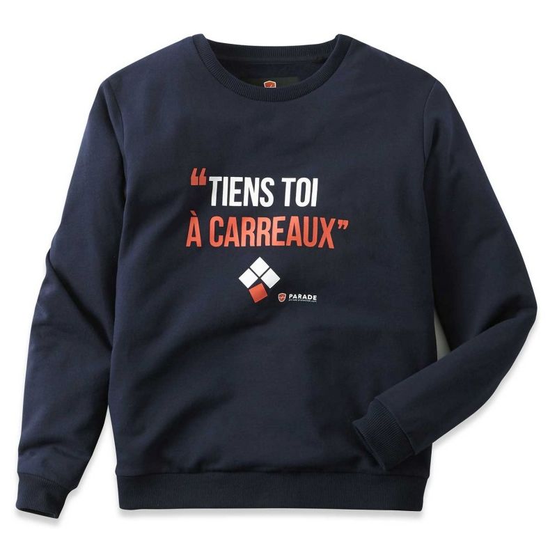 Ksweat- Sweat à message - Homme - taille : XXL - couleur : Bleu - PARADE