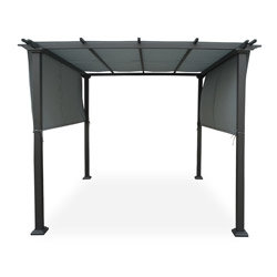 Tonnelle autoportante ARCACHON 3 x 3 M avec toile ajustable