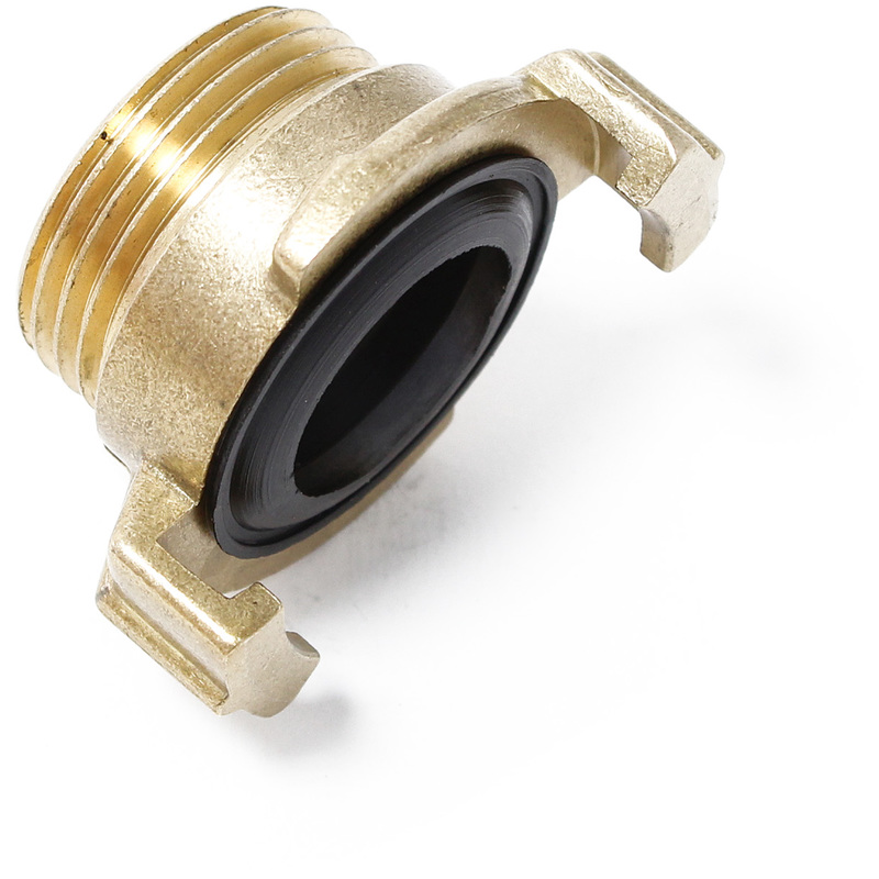 Laiton Raccord rapide Tuyau d'eau DN25 (1") filetage mâle - WILTEC