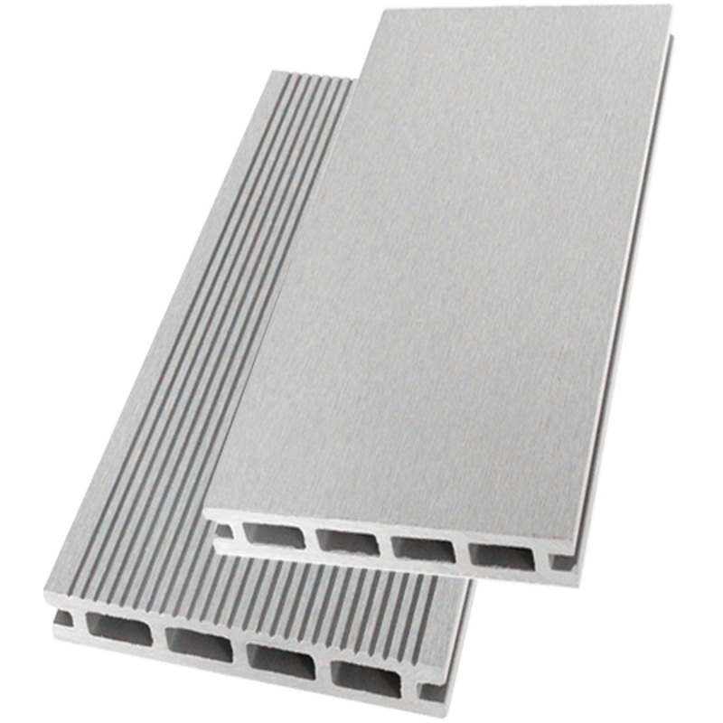 Lames de terrasse composite 2.60m - Garantie 7 ans - réversibles - Couleur Gris - GREEN OUTSIDE