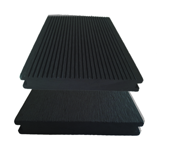 Lames de terrasse pleine composite 2.60m - Garantie 7 ans - réversibles - Anthracite - GREEN OUTSIDE